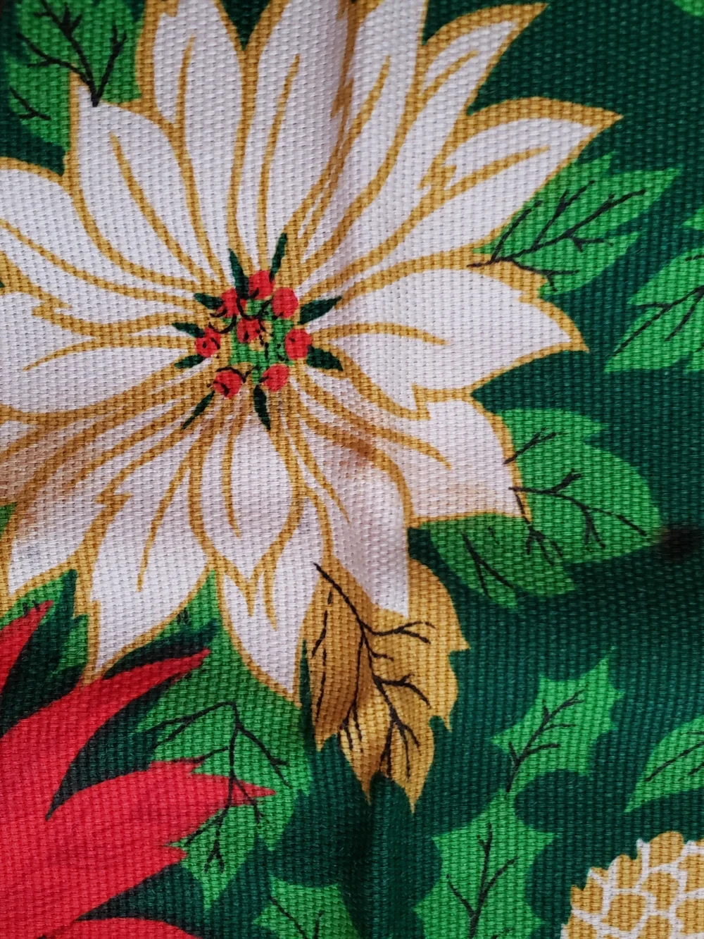 Vintage Holiday Tablecloth